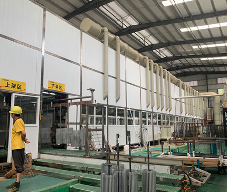 振遠電鍍設備運行中 振遠電鍍設備運行中